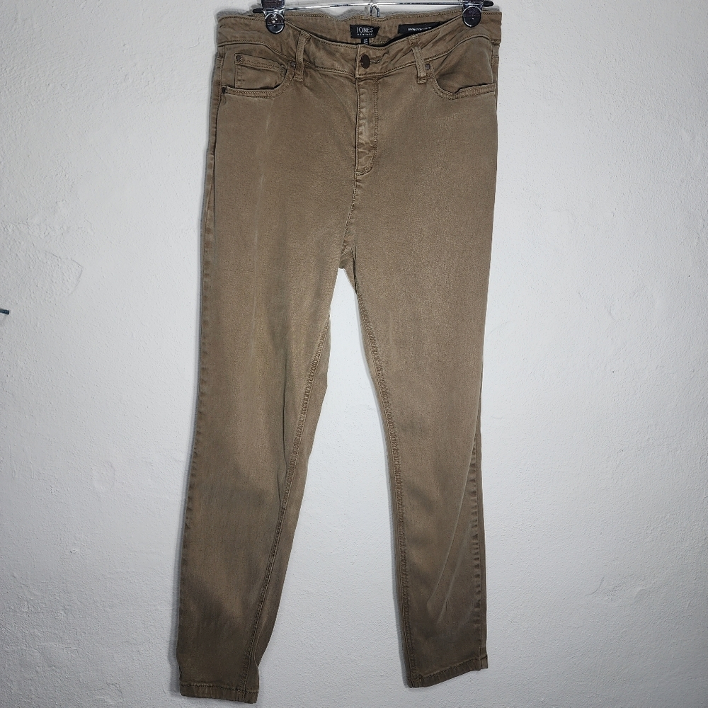 Jones New York‎ Lexington Skinny Jeans Women’s Size 10 Brown Stretch Denim Pants